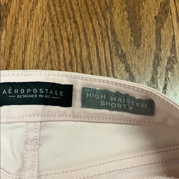 🌿Aeropostale high wasted shorty pink shorts 000🌿 - Picture 3 of 4